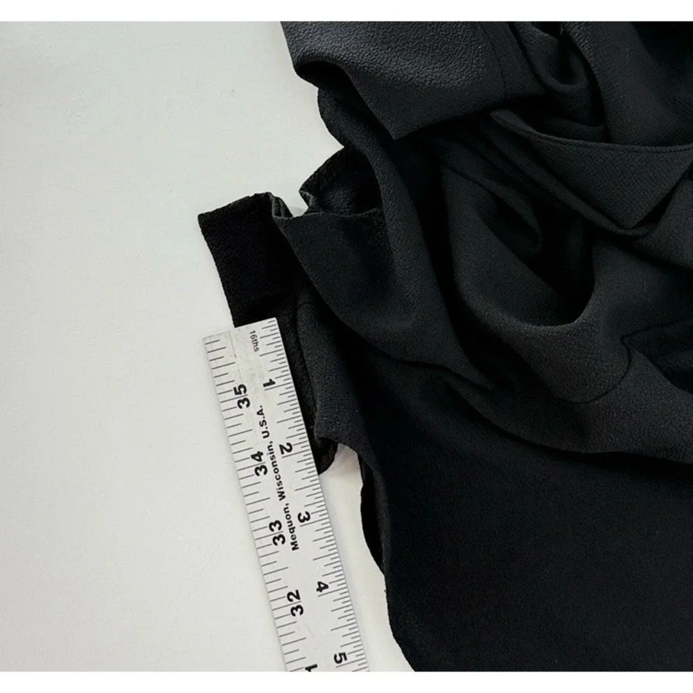Princess Polly Ragnar‎ Tie Front Romper Black Size 4 Grunge Festival Boho